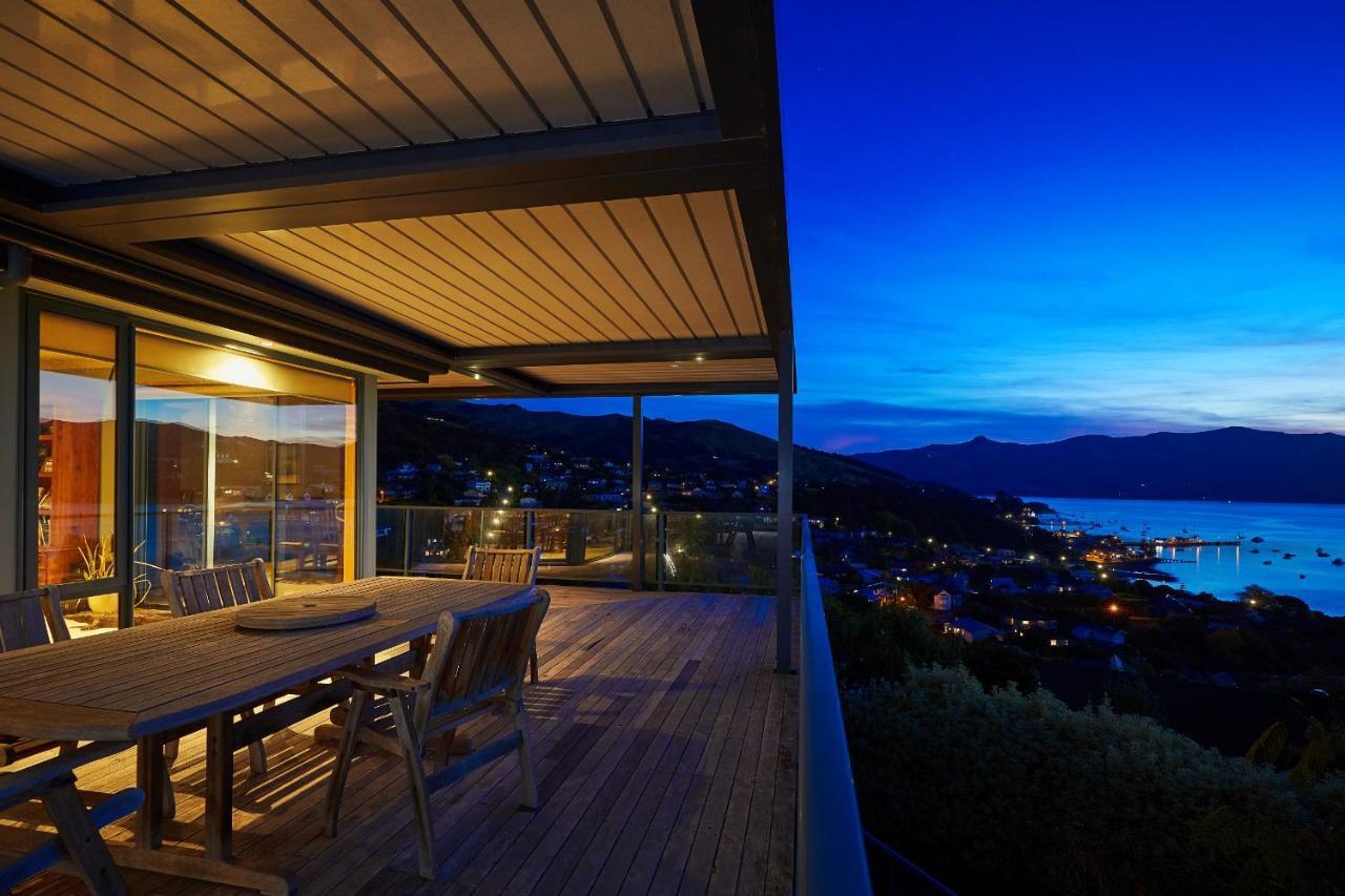 Akaroa Holiday Home Spacious And Quite With Stunning Harbour Views And Close To Town Exterior foto