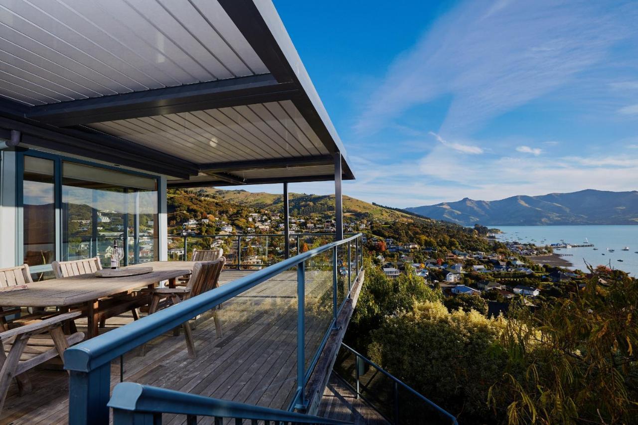 Akaroa Holiday Home Spacious And Quite With Stunning Harbour Views And Close To Town Exterior foto