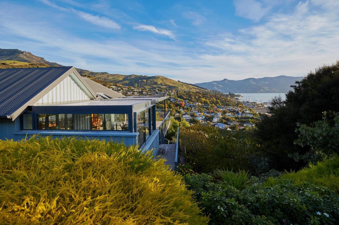 Akaroa Holiday Home Spacious And Quite With Stunning Harbour Views And Close To Town Exterior foto