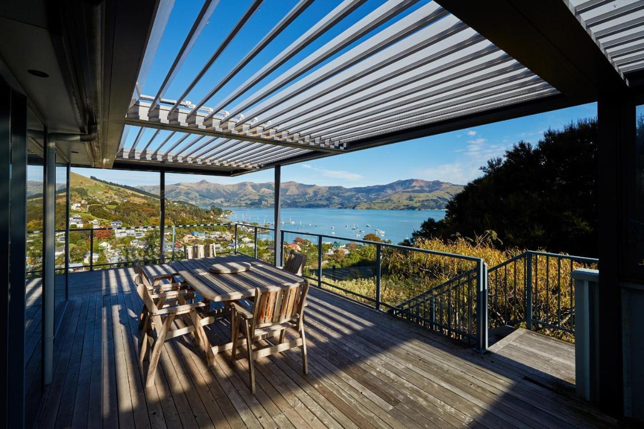 Akaroa Holiday Home Spacious And Quite With Stunning Harbour Views And Close To Town Exterior foto