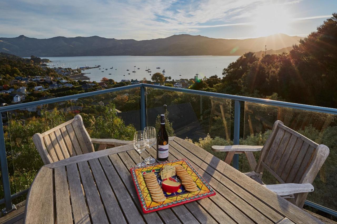 Akaroa Holiday Home Spacious And Quite With Stunning Harbour Views And Close To Town Exterior foto
